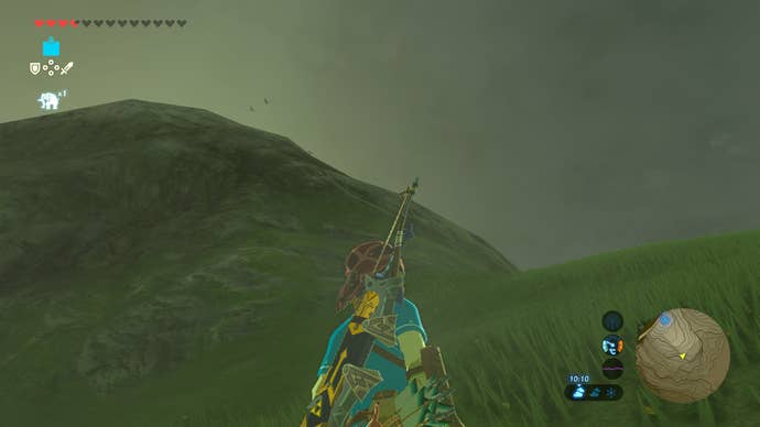 Zelda Mountains looking up