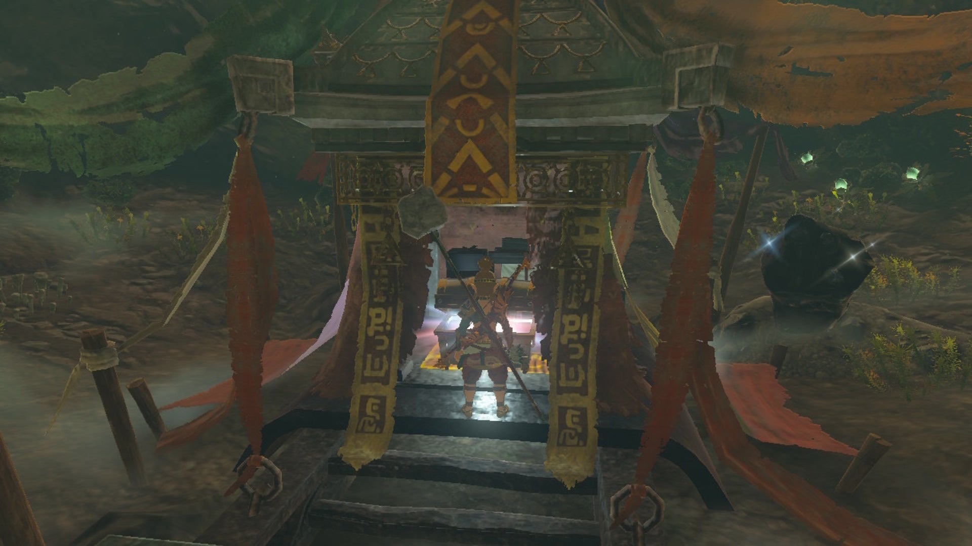 Link opens a chest in The Legend of Zelda: Tears of the Kingdom - 1