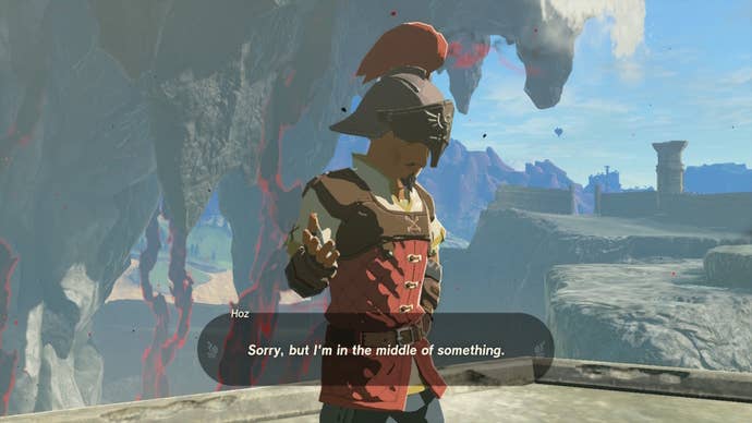 Captain Hoz, speaking to Link, in The Legend of Zelda: Tears of the Kingdom