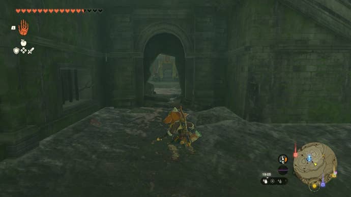 Link looks at a doorway in The Legend of Zelda: Tears of the Kingdom