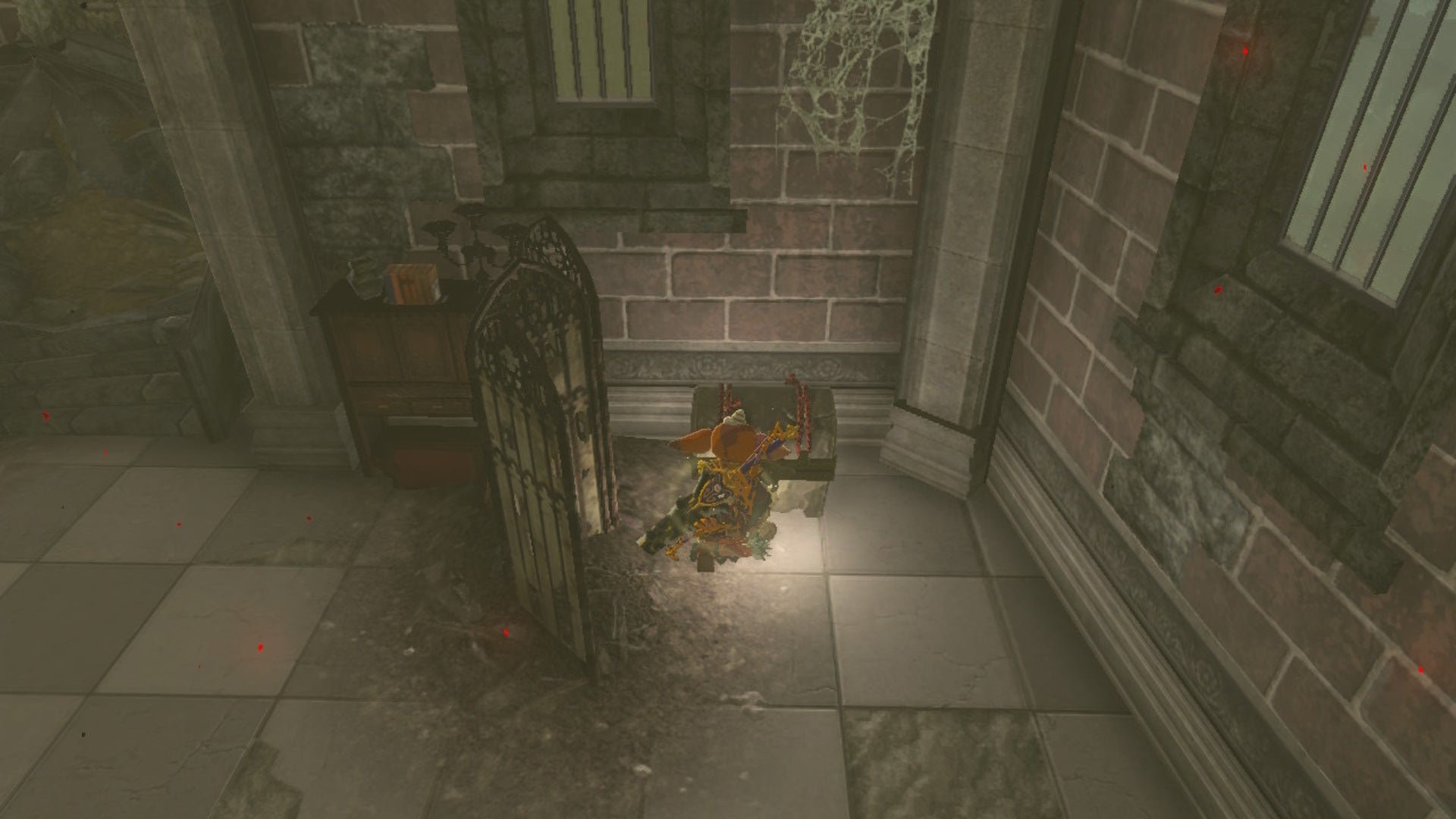 Link opens a chest in Zelda&rsquo;s room in The Legend of Zelda: Tears of the Kingdom