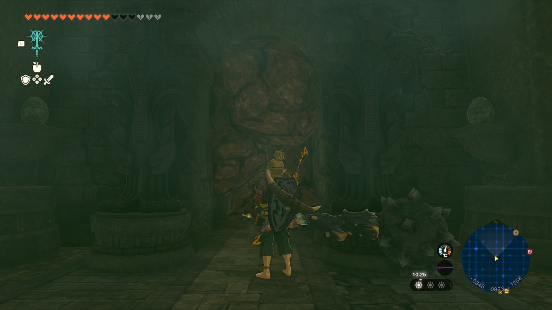 Link faces a blocked doorway in The Legend of Zelda: Tears of the Kingdom