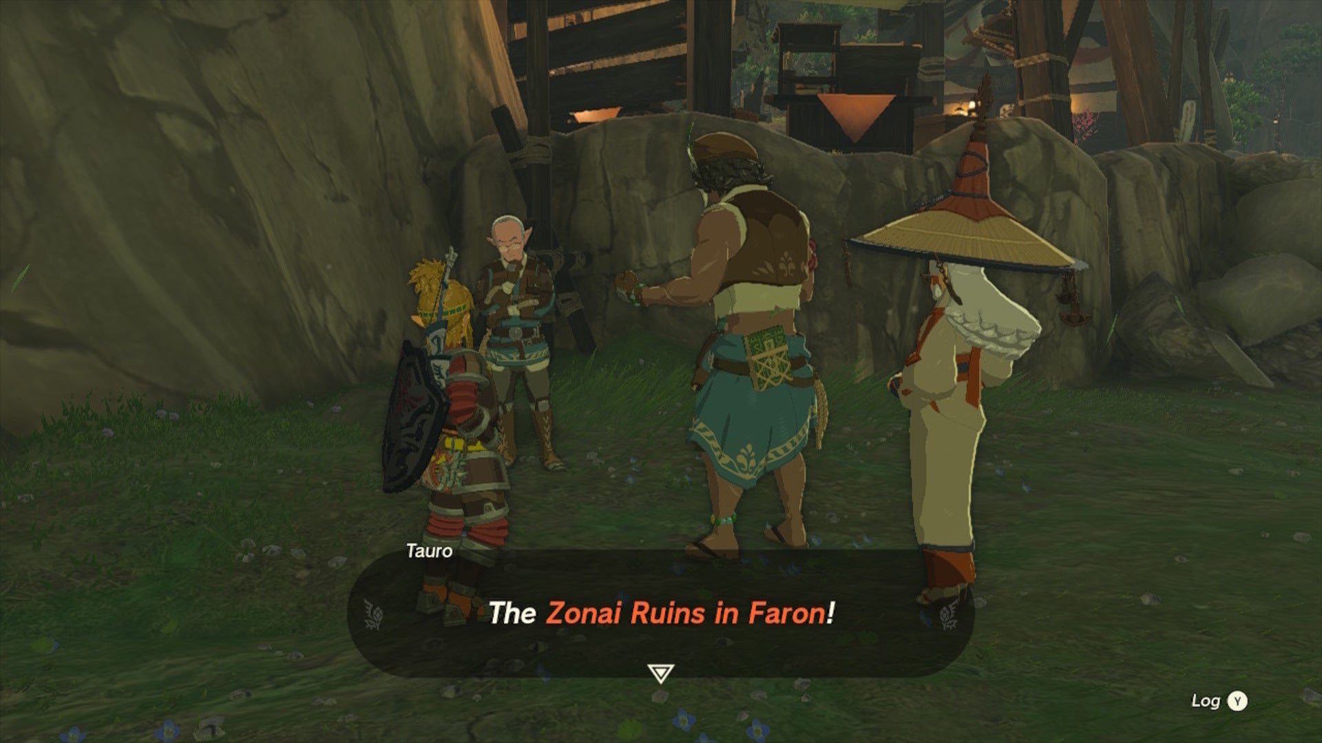 Link speaks with Paya and Tauro in The Legend of Zelda: Tears of the Kingdom - 1