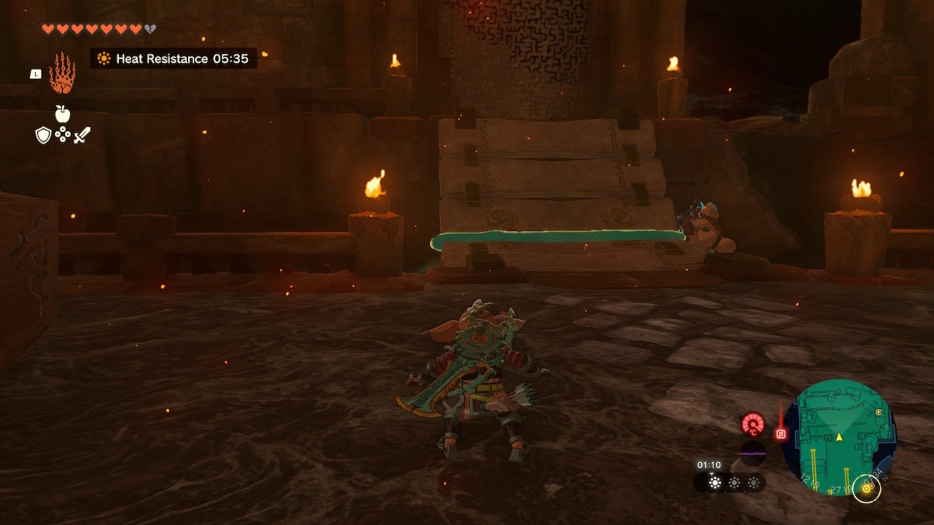 Link fixes a bridge using Ultrahand in The Legend of Zelda: Tears of the Kingdom - 19