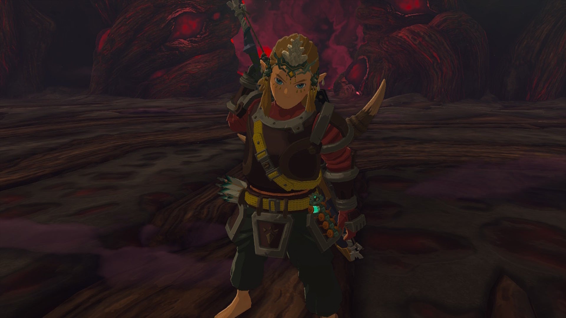 Link, about to battle Ganondorf, in The Legend of Zelda: Tears of the Kingdom - 1