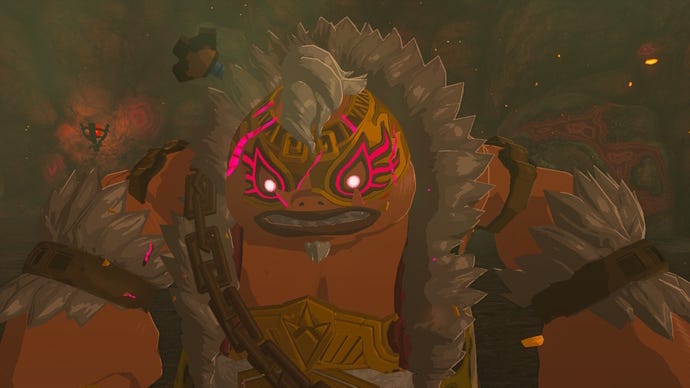 Yunobo in a frenzy in The Legend of Zelda: Tears of the Kingdom