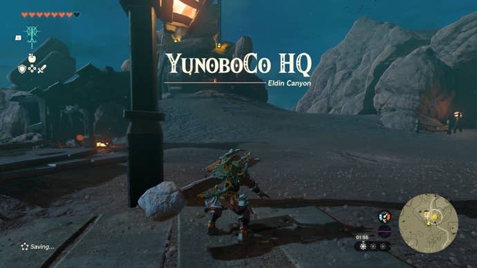 Link reaches YunoboCo HQ in The Legend of Zelda: Tears of the Kingdom
