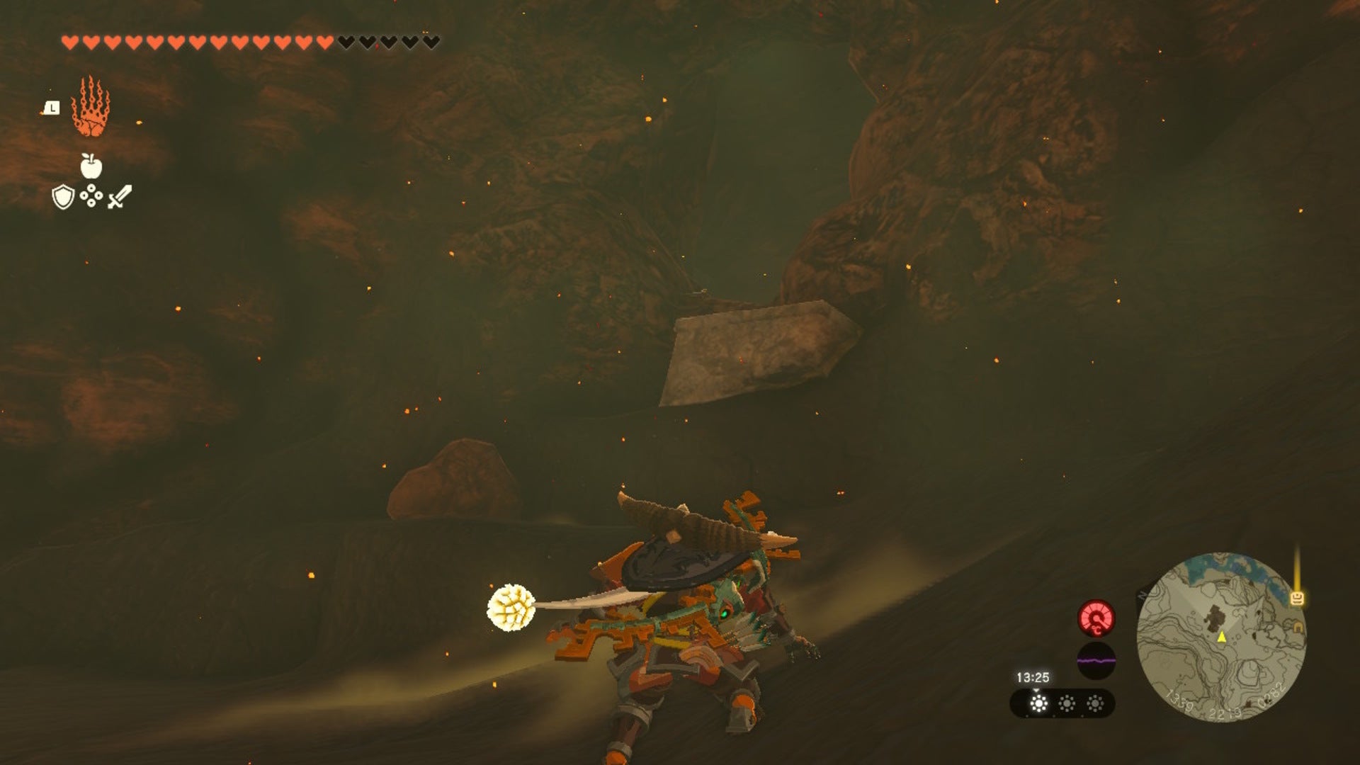 Link faces an opening in a cave in The Legend of Zelda: Tears of the Kingdom