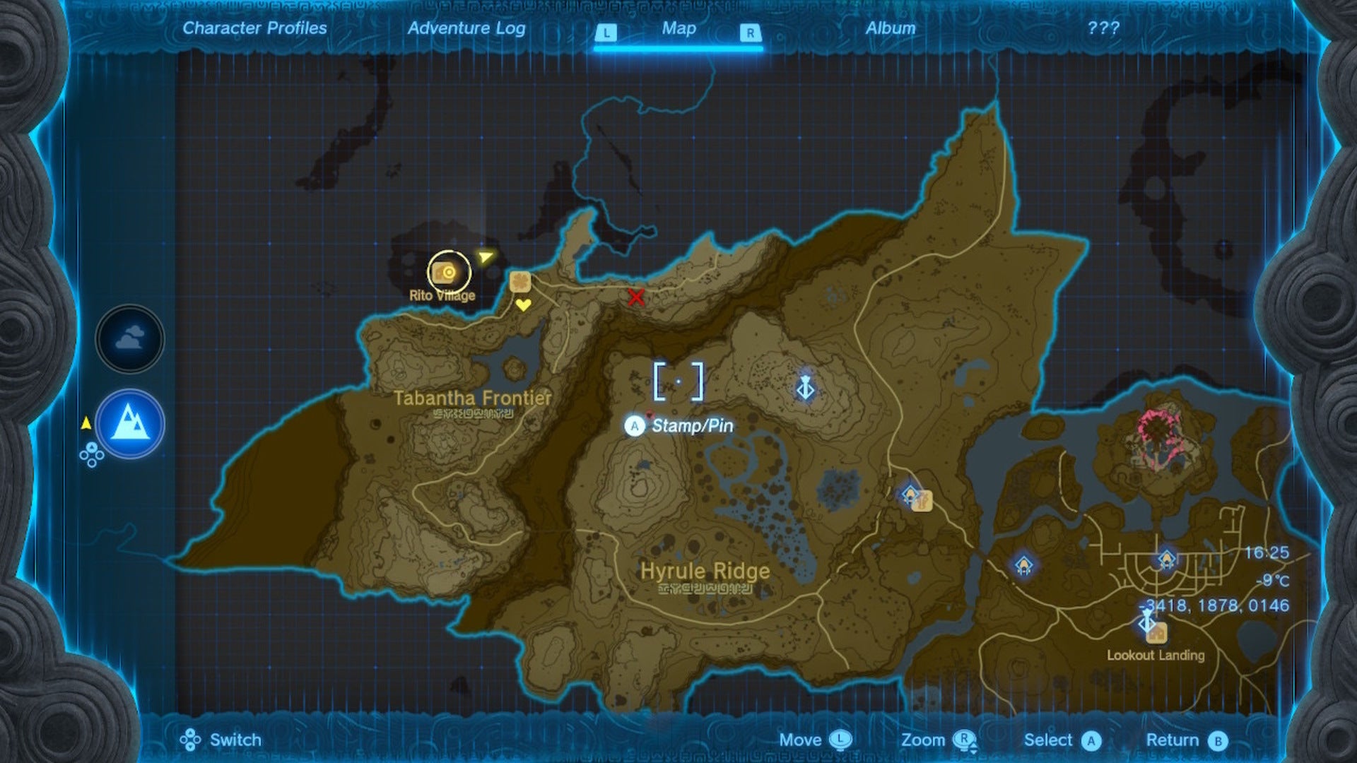 The Lucky Clover Gazette marked on the map in The Legend of Zelda: Tears of the Kingdom - 4