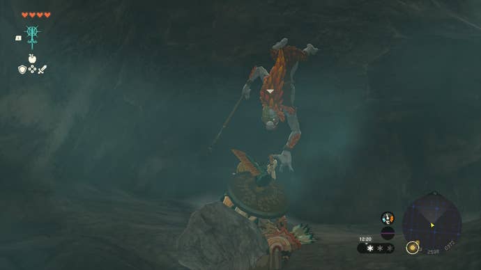 A Horroblin in Hebra South Summit Cave in The Legend of Zelda: Tears of the Kingdom | Nintendo