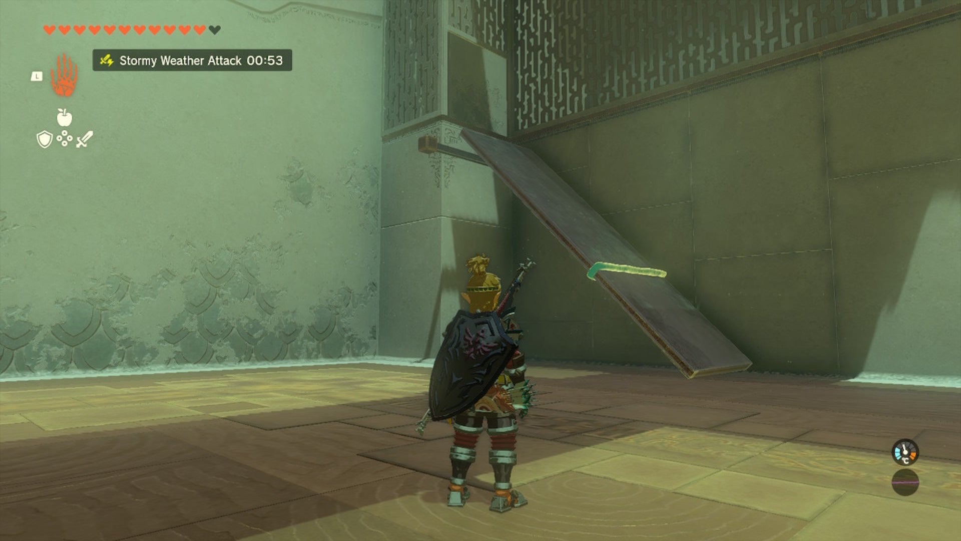 Link builds a ramp using Ultrahand in The Legend of Zelda: Tears of the Kingdom - 5