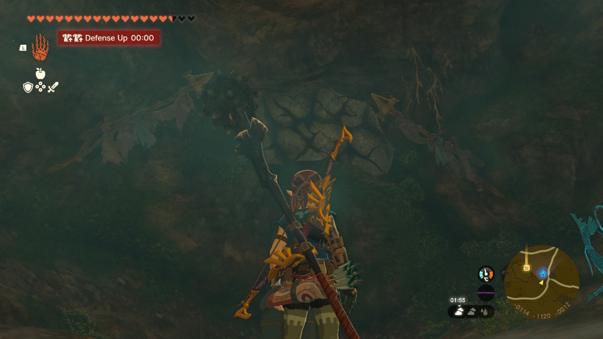 Link looks toward a breakable rock in The Legend of Zelda: Tears of the Kingdom - 11