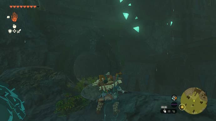 Link looks at a drainage pipe in The Legend of Zelda: Tears of the Kingdom