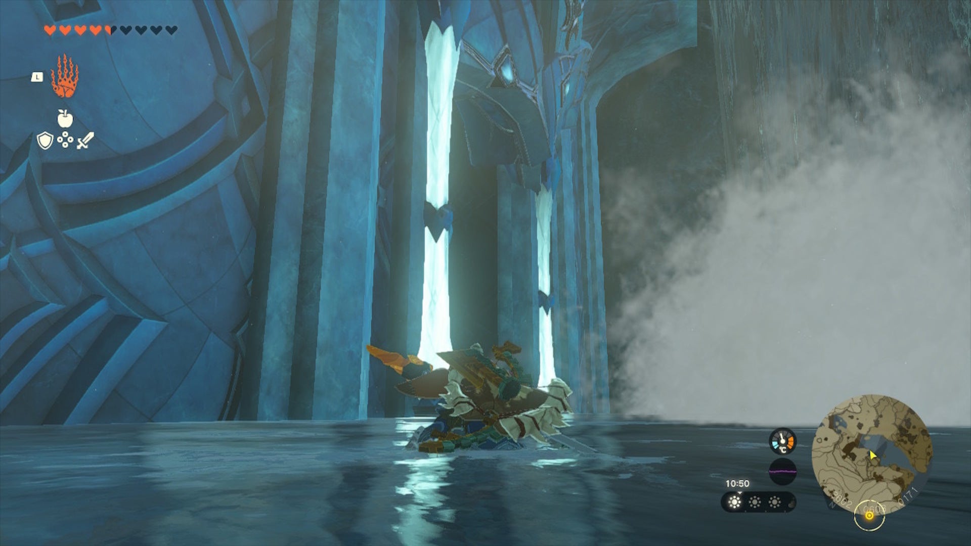 Link faces the entrance to the pristine sanctum in The Legend of Zelda: Tears of the Kingdom - 6