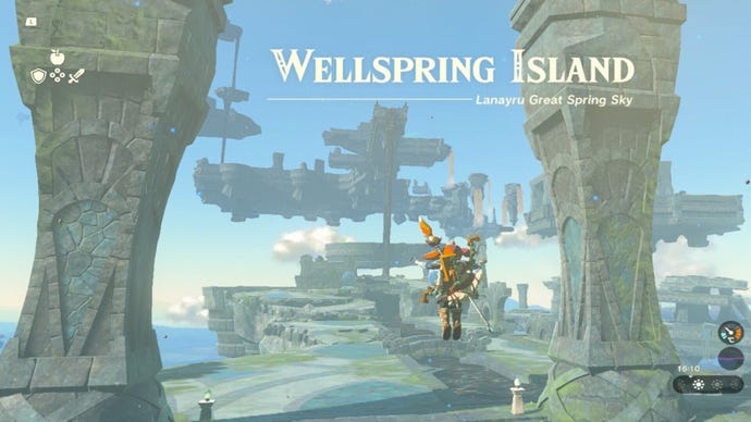 Wellspring Island in The Legend of Zelda: Tears of the Kingdom