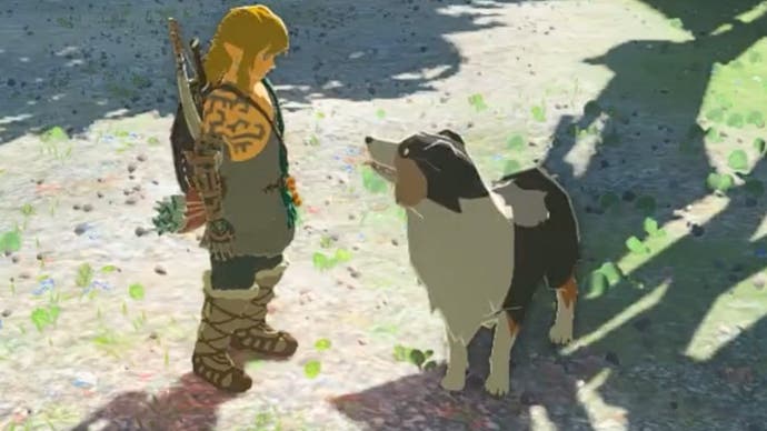 Zelda Tears of the Kingdom: Spieler unzufrieden, weil ihr nicht den Hund streicheln könnt