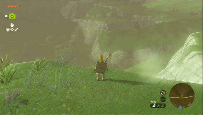 Link standing at the Ordorac Quarry in The Legend of Zelda: Tears of the Kingdom.