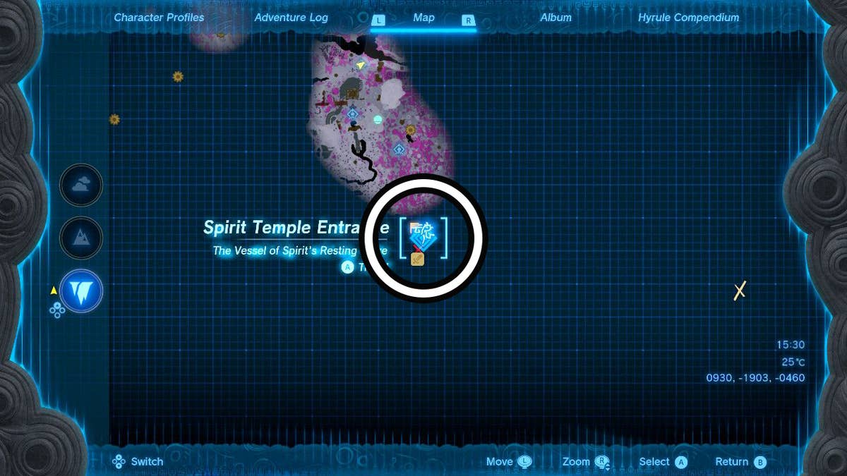 Spirit Temple and Guidance from Ages Past walkthrough for Zelda