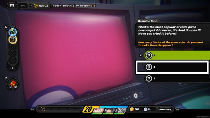 A white box highlighting a correct answer for the Brainiax Quiz in Zenless Zone Zero.