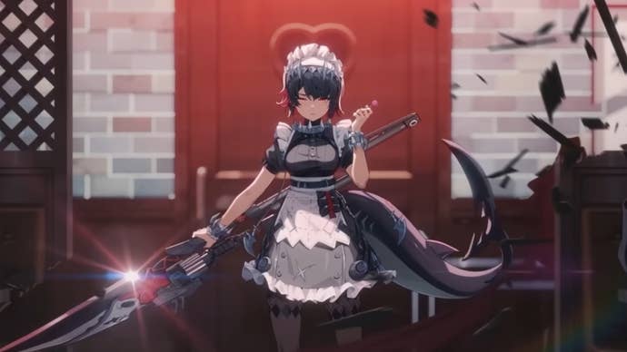 Ellen, the shark girl of Zenless Zone Zero’s first premium banner, is shown in a trailer for the game