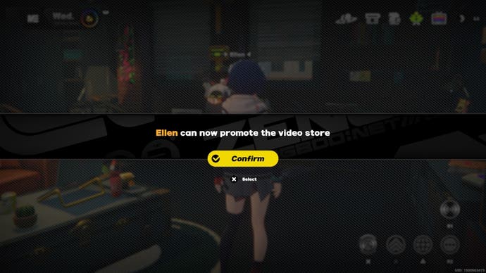Text explaining that Ellen can now promote random play in Zenless Zone Zero.