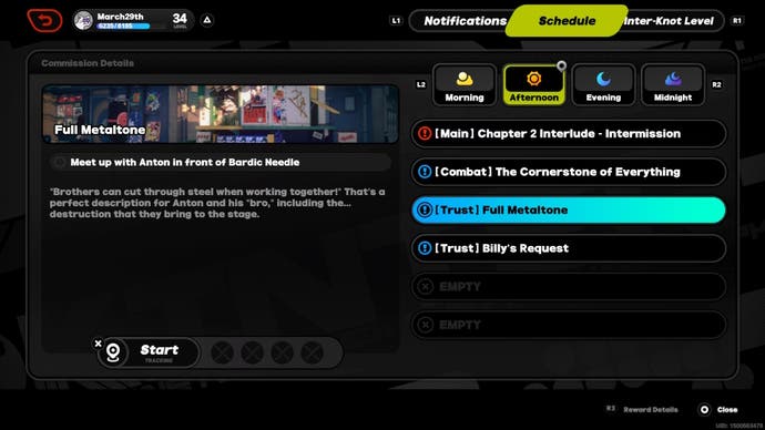 Quest description for the Full Metaltone Trust event for Anton in Zenless Zone Zero.