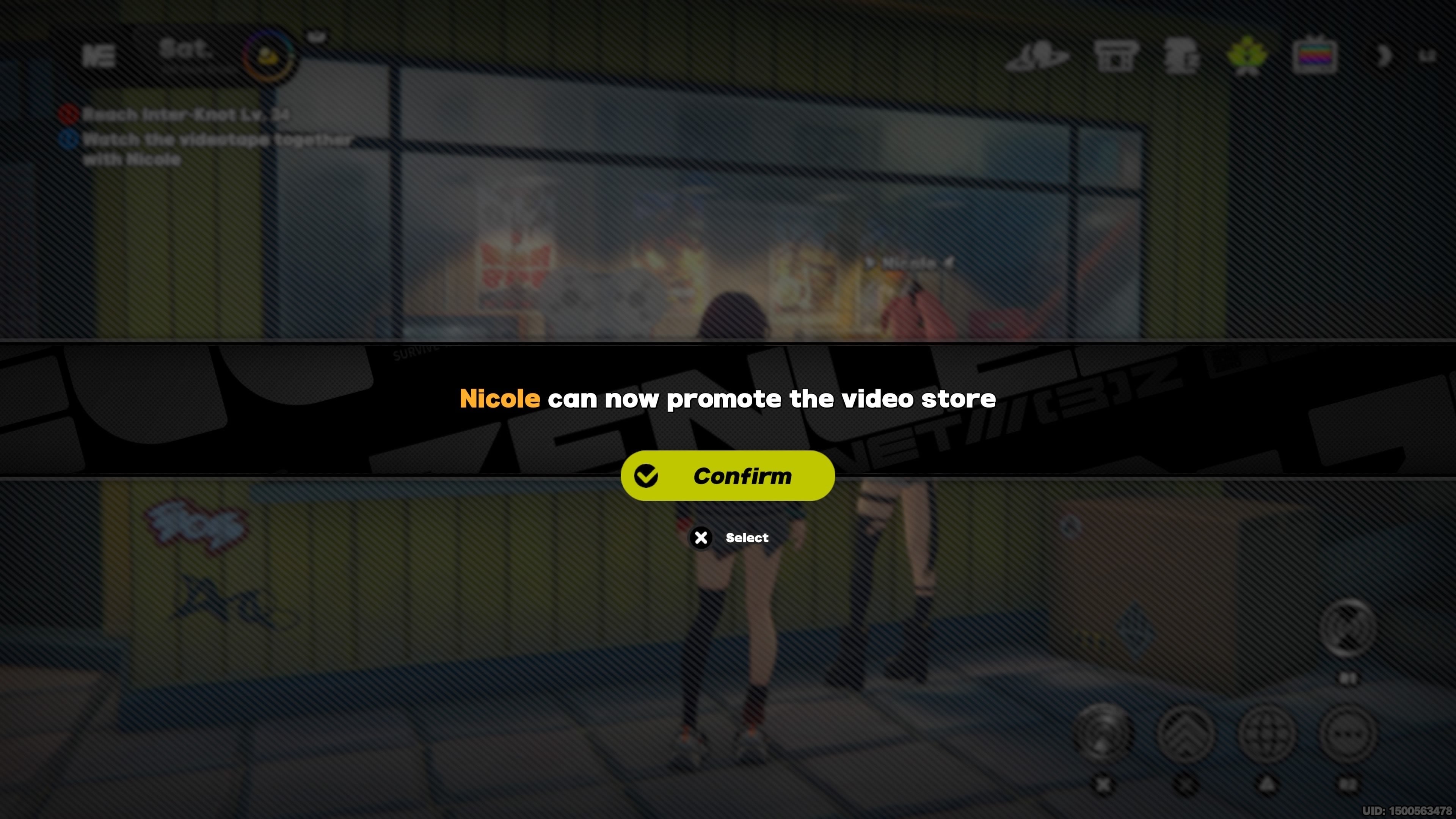 Unlocking Nicole as a promoter in Zenless Zone Zero.