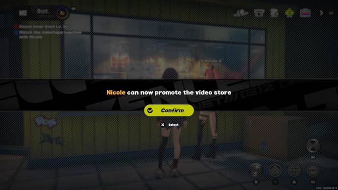 Unlocking Nicole as a promoter in Zenless Zone Zero.