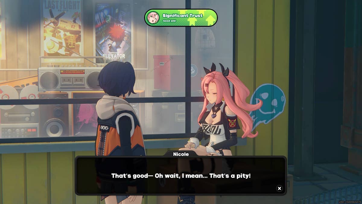 Zenless Zone Zero Nicole Trust answers | Eurogamer.net