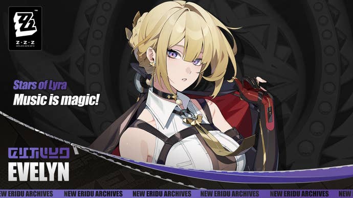 Drip marketing for Evelyn in Zenless Zone Zero.