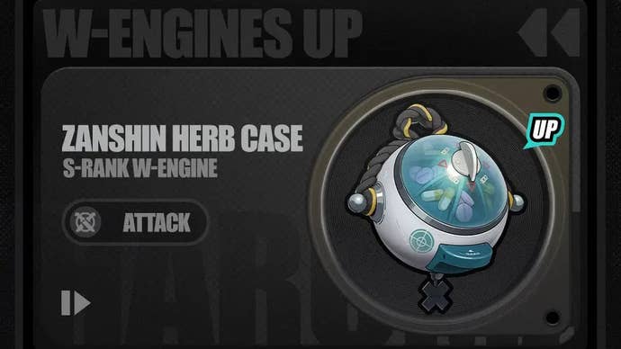TheZanshin Herb Case W-Engine in Zenless Zone Zero.