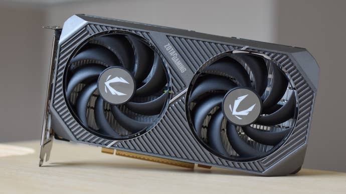 The Zotac Gaming GeForce RTX 5050 Twin Edge OC graphics card.