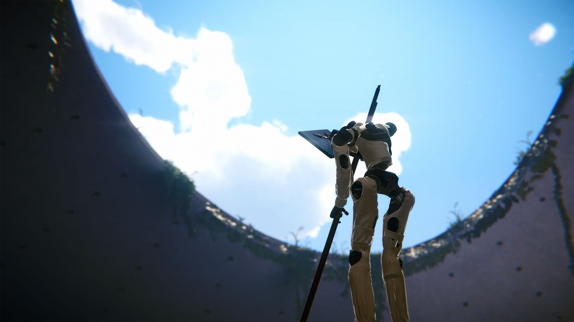 Convince a giant robotic head on a stick it's not human in Prove You're ...