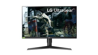 lg 27gp83a gaming monitor on a white background