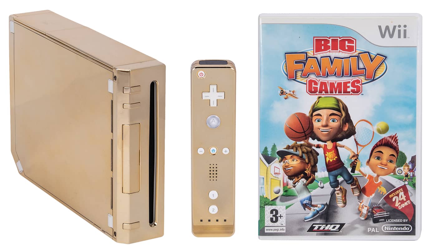 Gold wii on sale