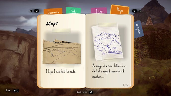The collection of maps in Moira's journal in A Highland Song