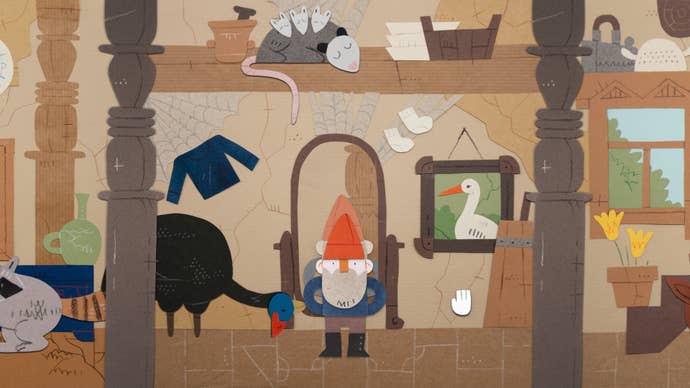 The gnome in A Most Extraordinary Gnome in his little house