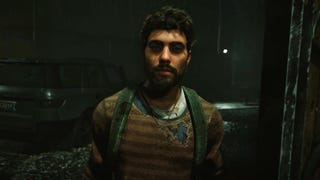 A screenshot from A Quiet Place: The Road showing protagonist Alex's dishevelled boyfriend, as seen in first-person through her eyes.