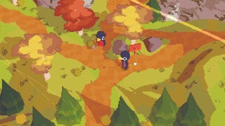 A screenshot of the A Short Hike 99 mod showing two players standing next to each other.