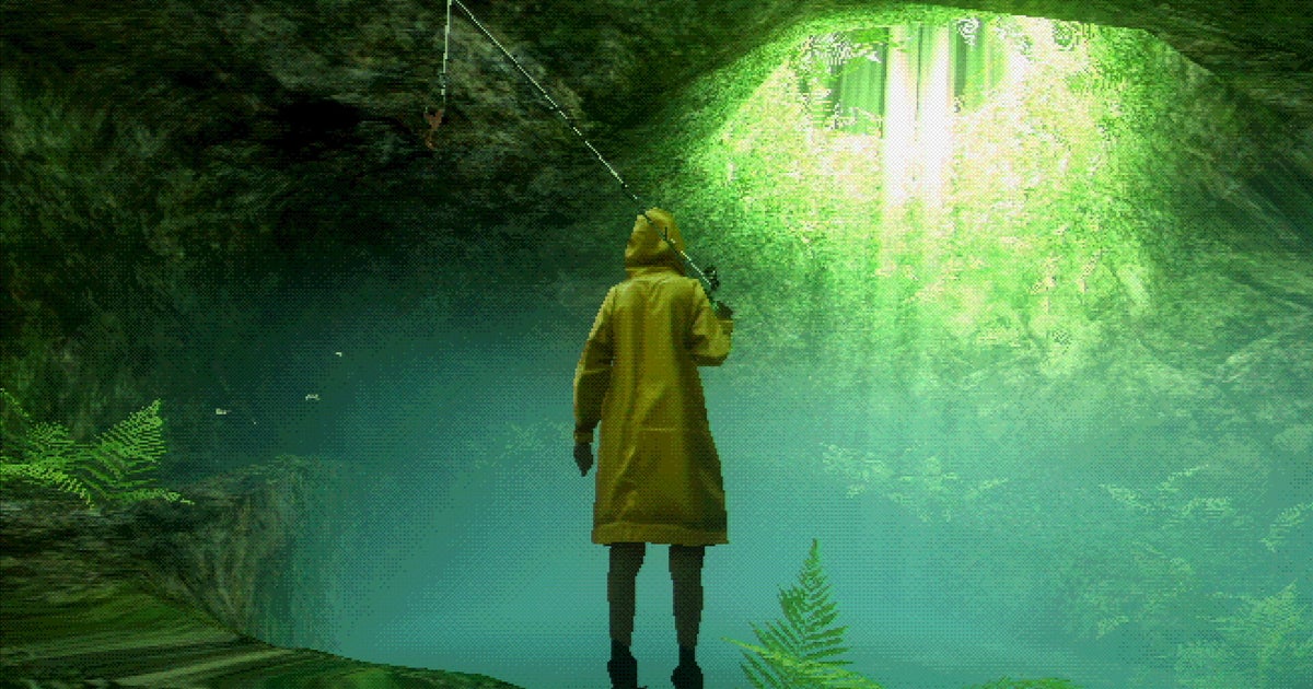 About Fishing is a game about eating curly fries with your grandpa and yes, fishing, until it isn't