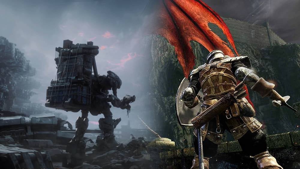 Custom header of Dark Souls 1 and Armored Core 6 - 1