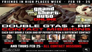 GTA Online: double RP and $$$ for Contact Missions for the next 7 days