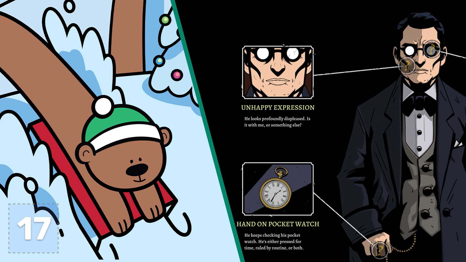 Horace once considered becoming a private investigator, but unfortunately while he has endless legs, he doesn't have the arms to be the long arm of the law. - 1