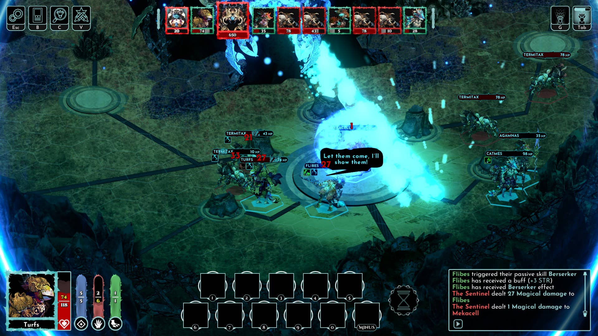 The spell flies in Aeteris' battle scenes.