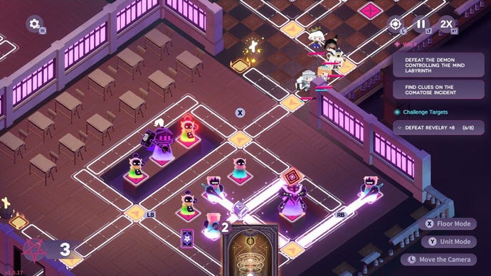 A reverse tower defence battle scene in Affogato