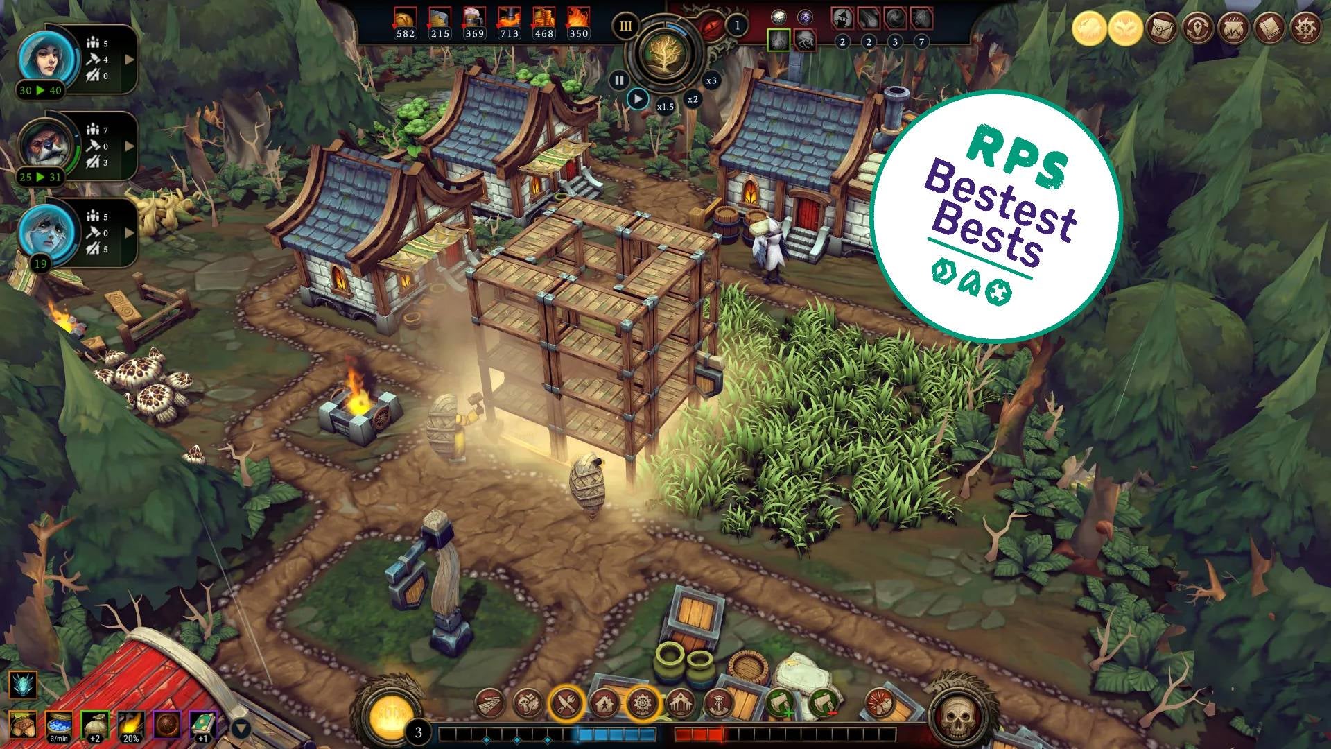 Against The Storm review: a roguelite citybuilder awash with great