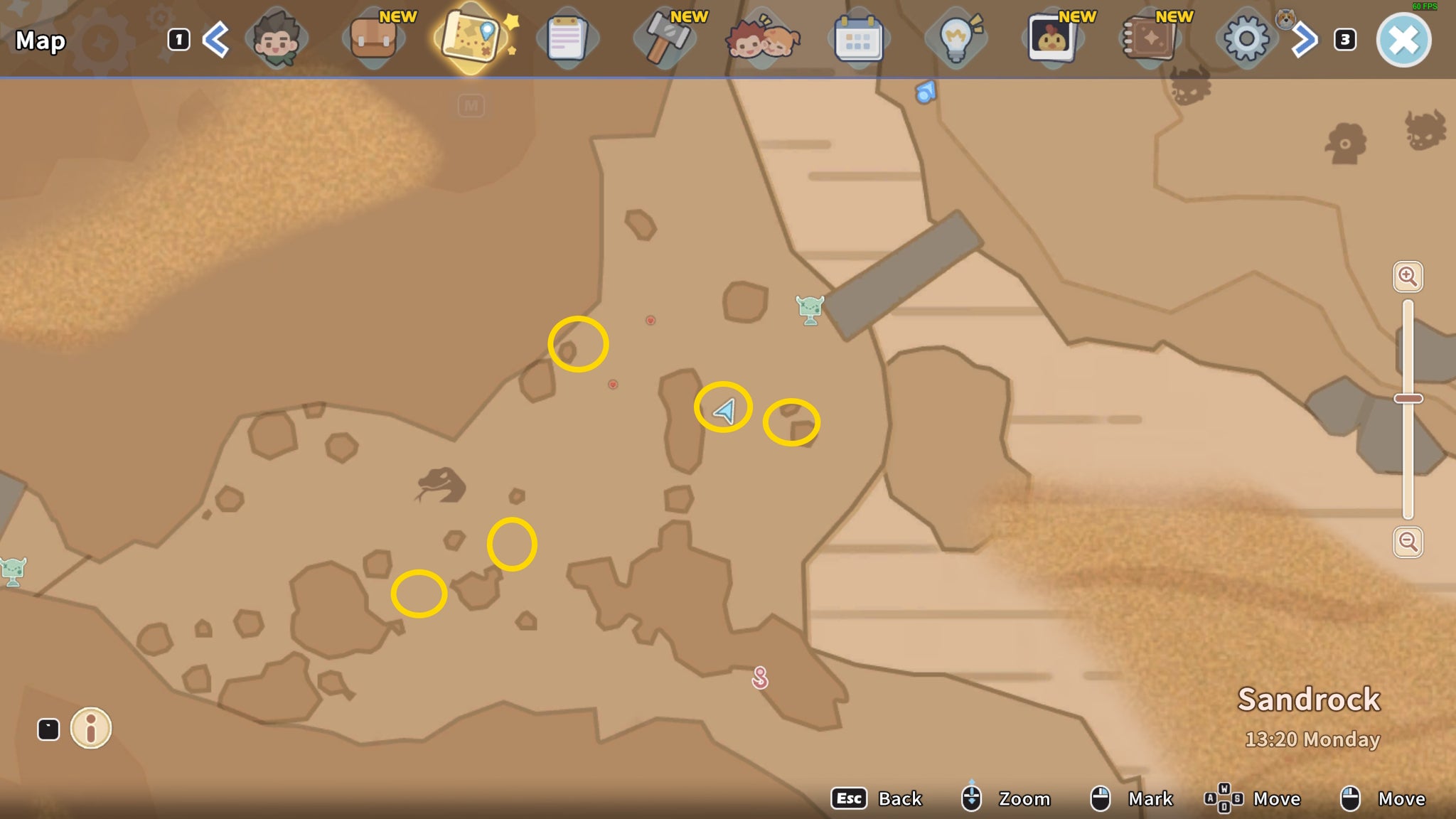 My Time at Sandrock Agate location and uses - 3