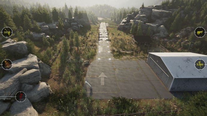 A grassy airport runway from Airport Renovator