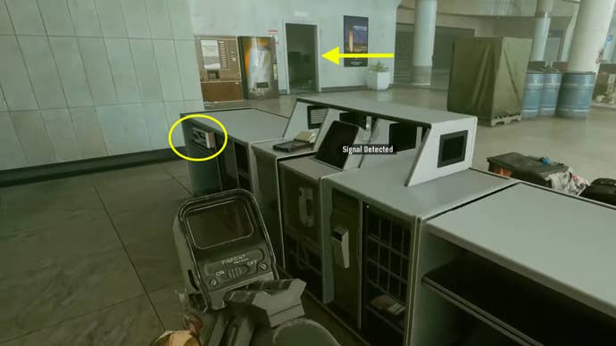 The location of the radio and safe room on the Black Ops 6 Ground Control mission.