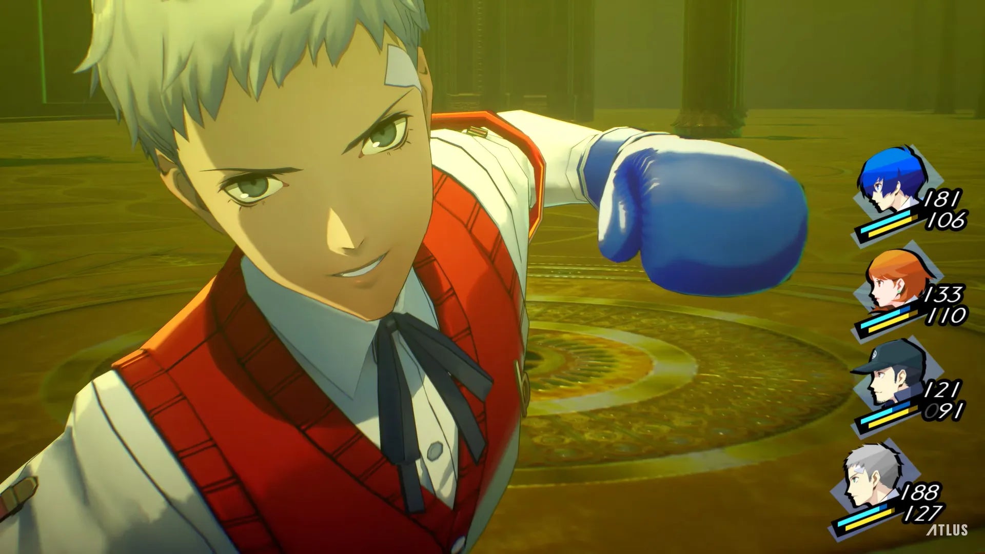 Akihiko in Persona 3 is about to land a punch on you, the viewer. - 4